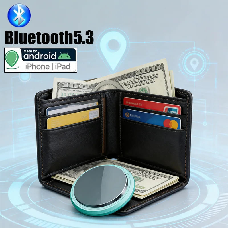 

2026 Airtag Bluetooth 5,3 GPS Smart Tracker Работа с системой Android iOS Air Tag Tracker Мини-локатор Детская сумка Ключ-кошелек