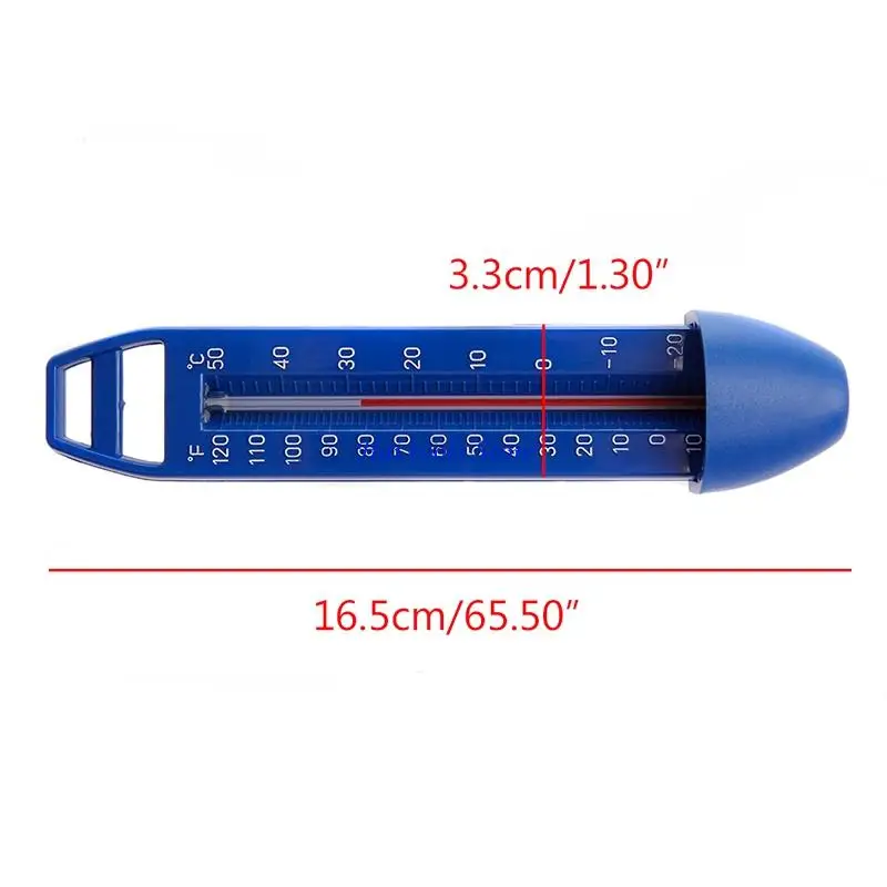 X37E -20~120℉ & -30~50℃ Swimming Pool Spa Hot Tub Bath Temperature Thermometer Blue