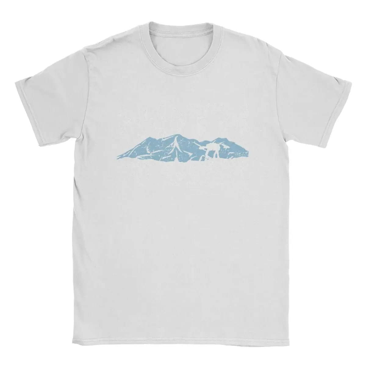 Funny Hoth Ski Resort T-Shirt for Men Round Neck Cotton T Shirt Short Sleeve Tees Gift Idea Clothing 70322