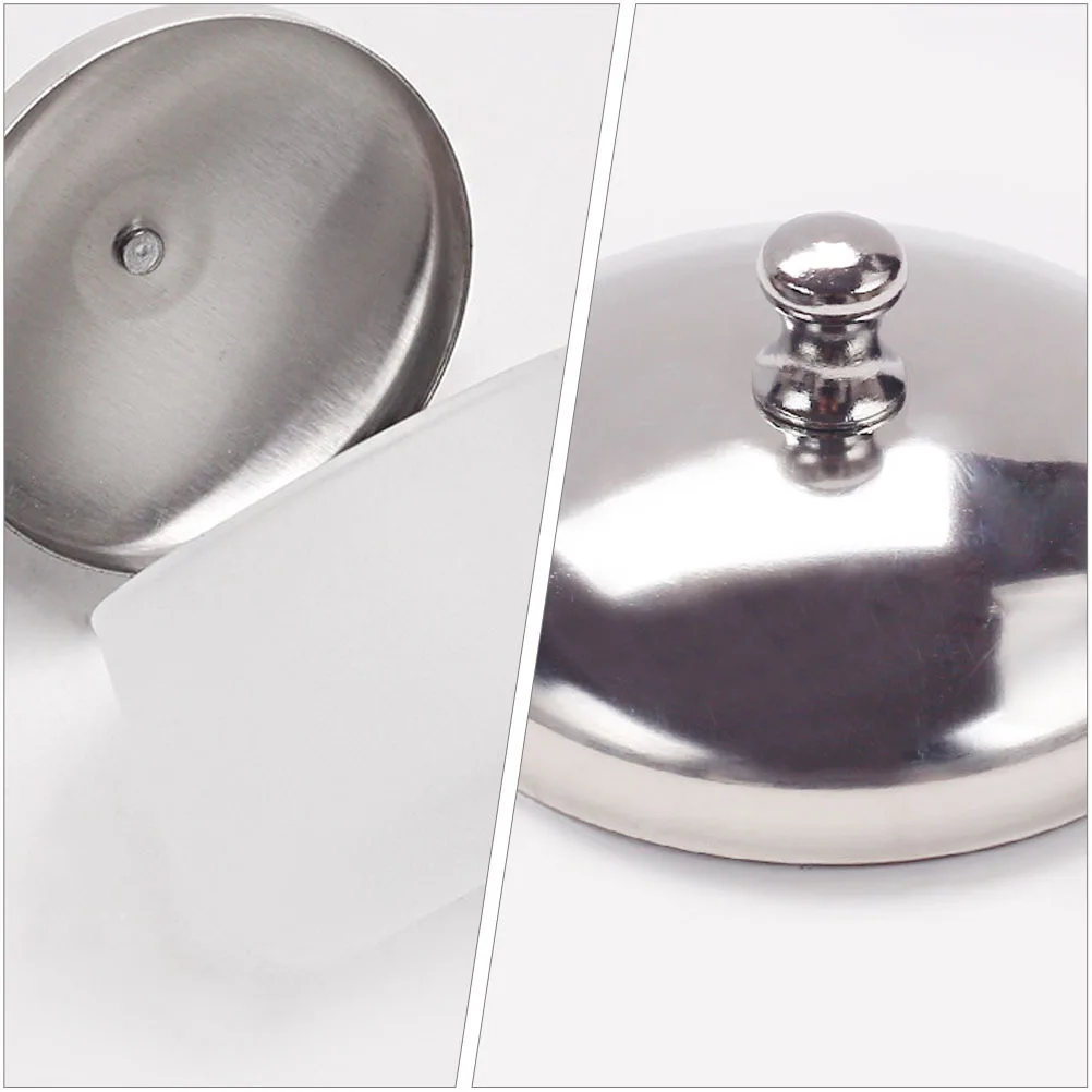 

Small Frosted Glass Manicure Bowl Stainless Steel Durable Nail Art Cup Acrylic Liquid Powder Mixing Tool for Professional and