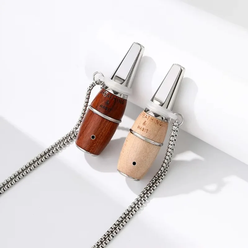 Maple Breathing Resistance Wood Style Anti-Compression Essential Oil Inhaler Relieves Anxiety