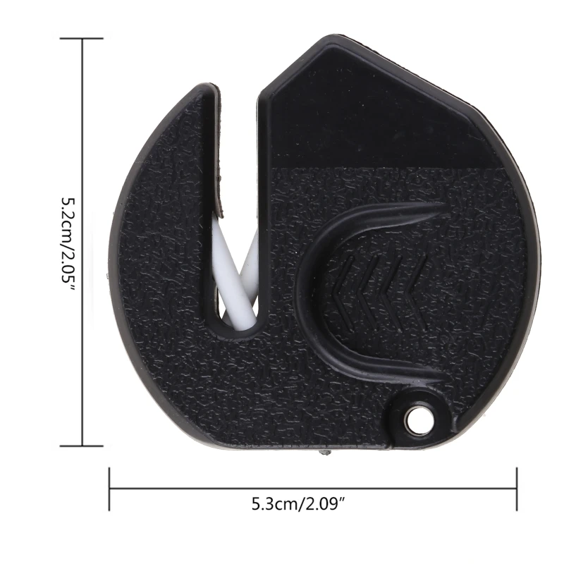 ABS Material Knife Sharpener Stone Durable Multi-function Gadget for Kitchen Use