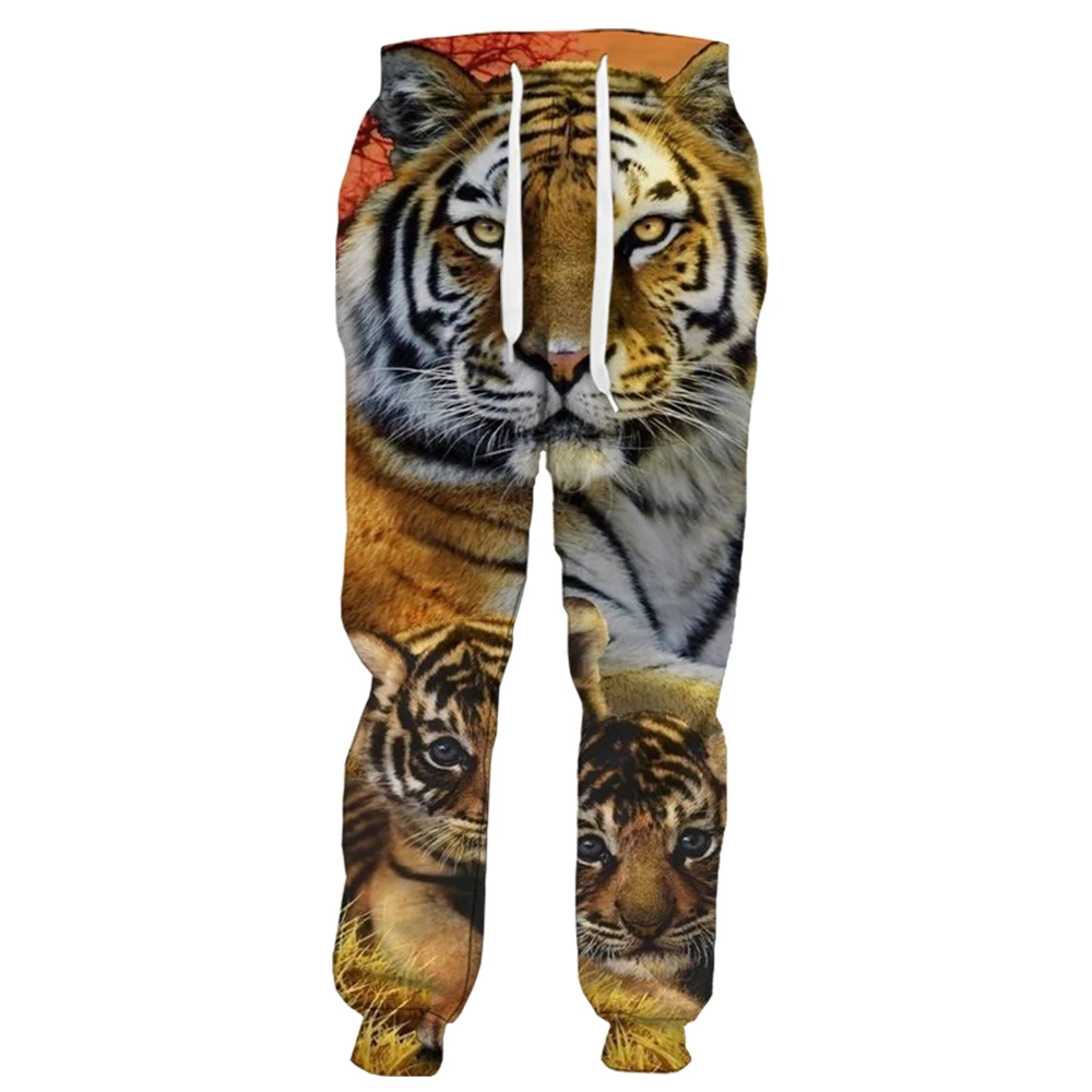 Pantalon de survêtement vintage pour hommes, mode Harajuku, luxe, animal, chat, art, imprimé en 3D, fjzed, décontracté, social, vêtements, nouveau,