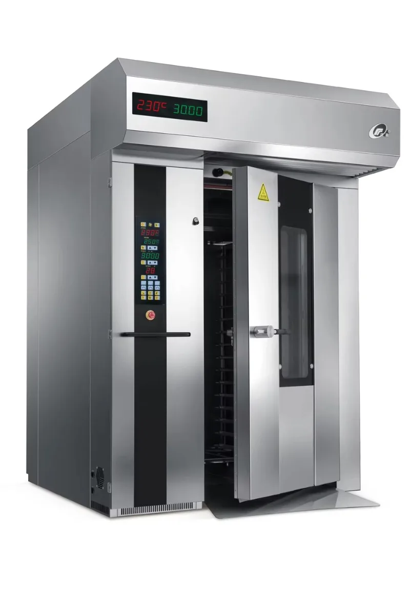 Bakery Digital Rotary Oven 32 Trays New Condition Electric Diesel Rotary Rack Oven for Bread Making