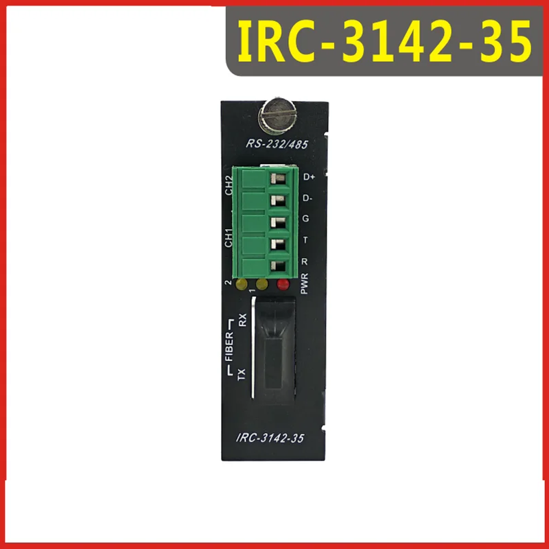 

IRC-3142-35 card type RS232/485 optical transceiver 2U chassis centralized power supply