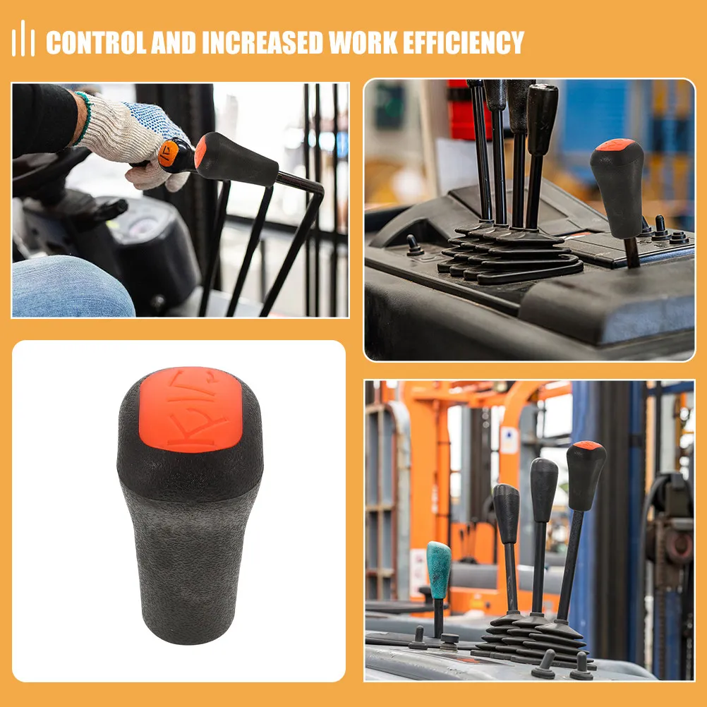 2Pcs Forklift Lever Knobs Plastic Replacement Knob Grip Handle Shift Knob Forklift Control Parts Accessories Repair