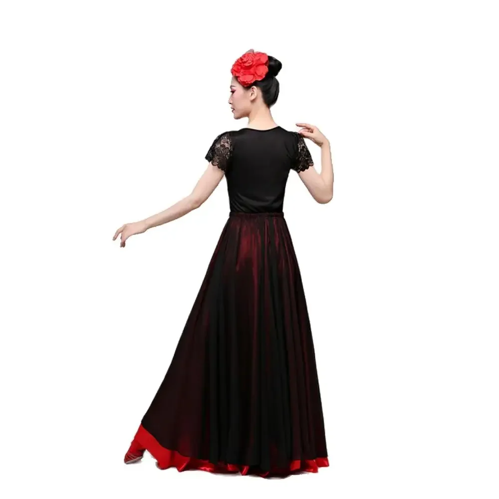 Gypsy Flamenco Dance Skirt Spanish Dance Clothing Women Performance Dress Belly Dance Costumes