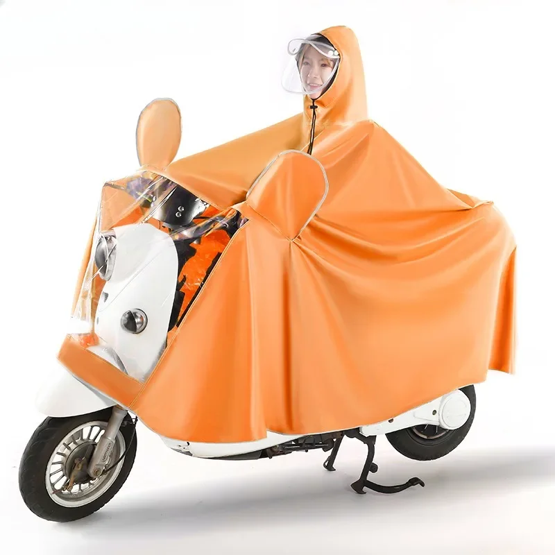 Durable Electric Vehicle Raincoat Electric Scooter Motorcycle Thickened Single and Double Person Raincoat Bicycle Raincoat