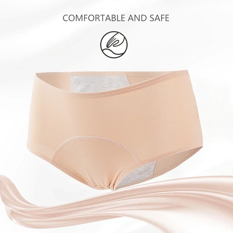 3PCS/Leak Proof Menstrual Panties Physiological Pants Women Underwear Period Comfortable Waterproof Briefs M-8XL Dropshipping