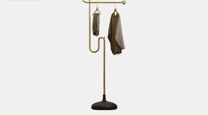 

Italian light luxury floor coat rack