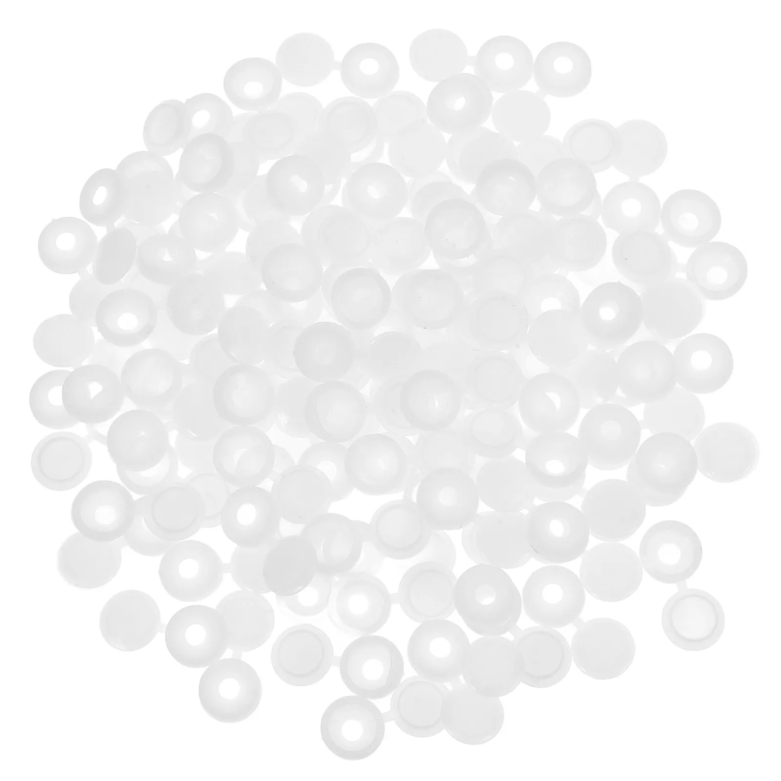 100Pcs Screw Cover Caps Plastic Decorative Screw Head Concealers for Furniture Cabinets Electronics Home Office Use Stylish