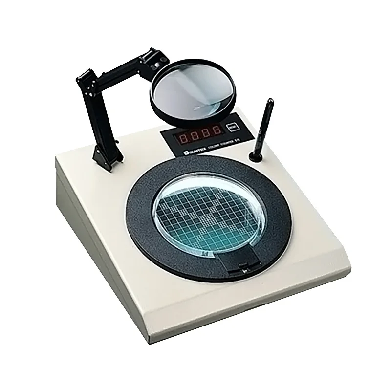 Laboratory Colony Counter Circular Pressure Sensing Four-position LED Colony Counting