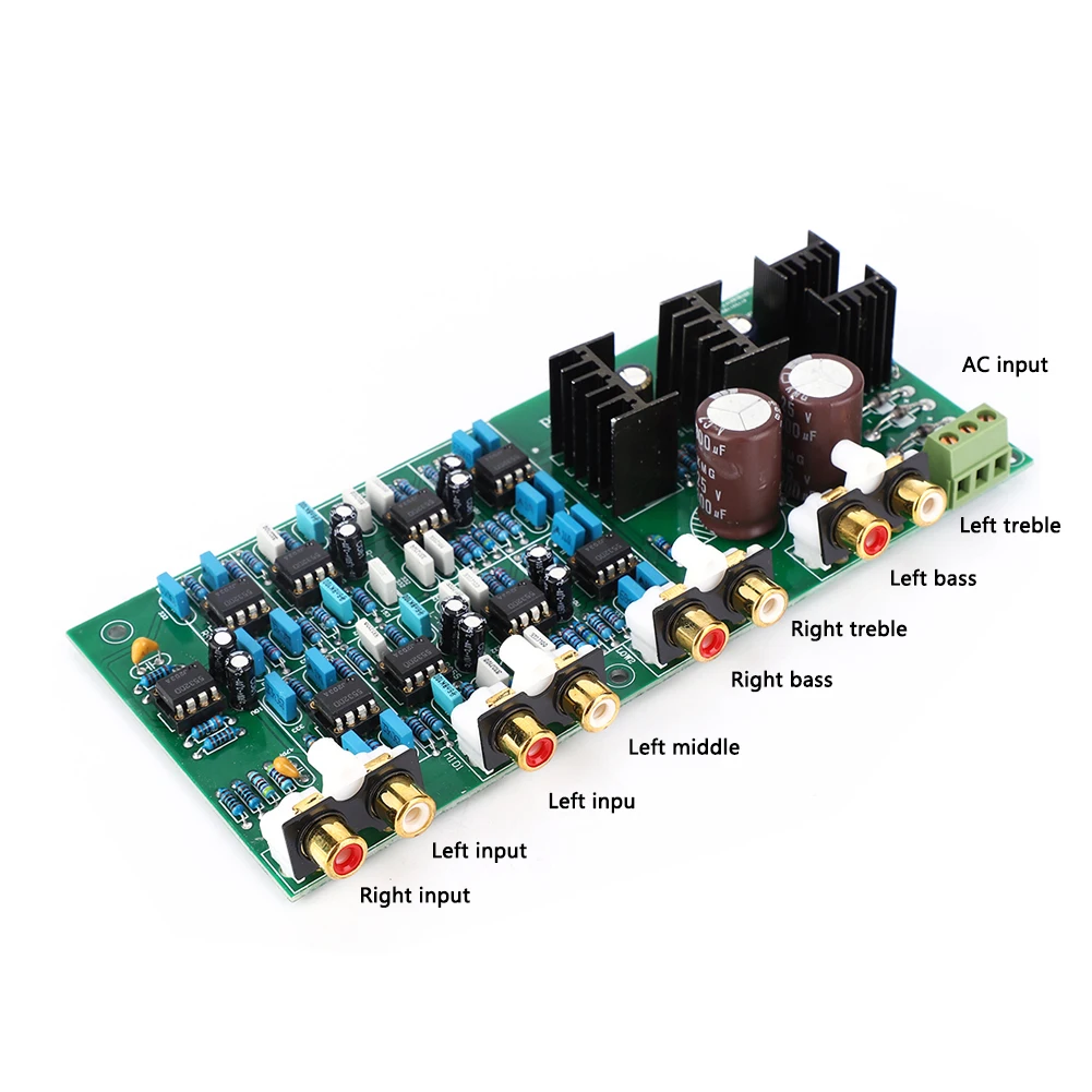 

310HZ/3.1KHZ Linkwitz-Riley 3-way electronic 6-Channel Frequency Dividing Board
