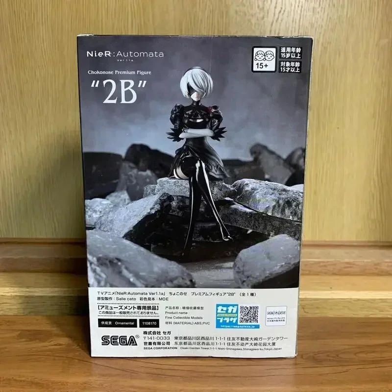 En existencia SEGA PM TV Ver. NieR:Automata Ver1.1a Yorha No. 2 tipos B PVC 18CM Anime figuras de acción modelo colección ornamento juguete