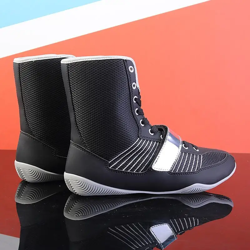 2026 Best Selling Wrestling Sneakers For Man Anti-Slippery Mens Boxing Sport Shoes Rubber Sole Gym Training Shoes Men