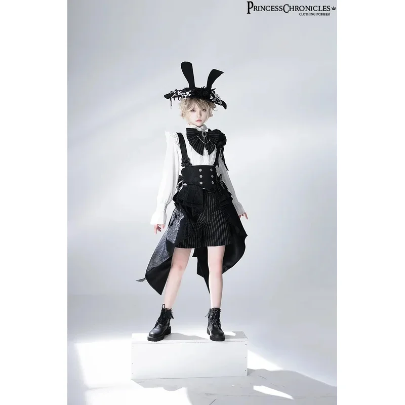 ~Rabbit Theater~Ouji Lolita Blouse and Shorts Set by Princess Chronicles