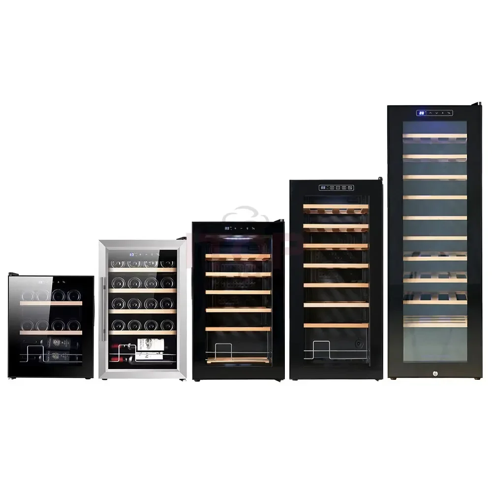 Электрический холодильник для вина ITOP, холодильник для погреба, 20 бутылок, уличный холодильник, двухзонный винный холодильник, витрина для отеля