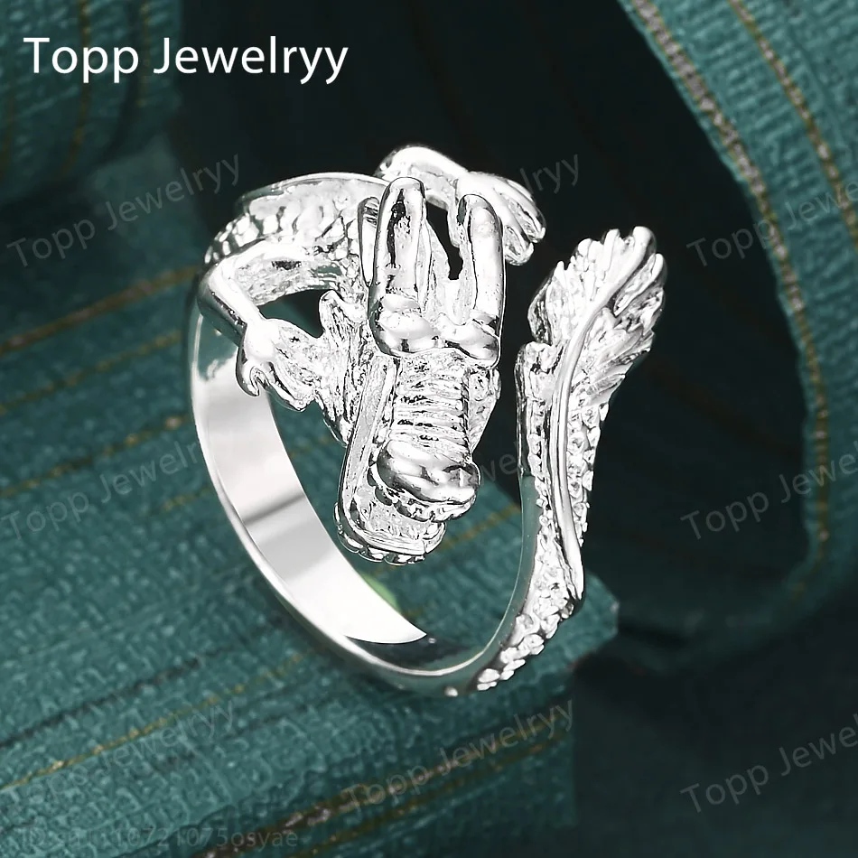 

Кольцо из стерлингового серебра 925 пробы с подвеской в виде крана, модное украшение для мужчин и женщин, подарок на свадьбу, день рождения, Рождество