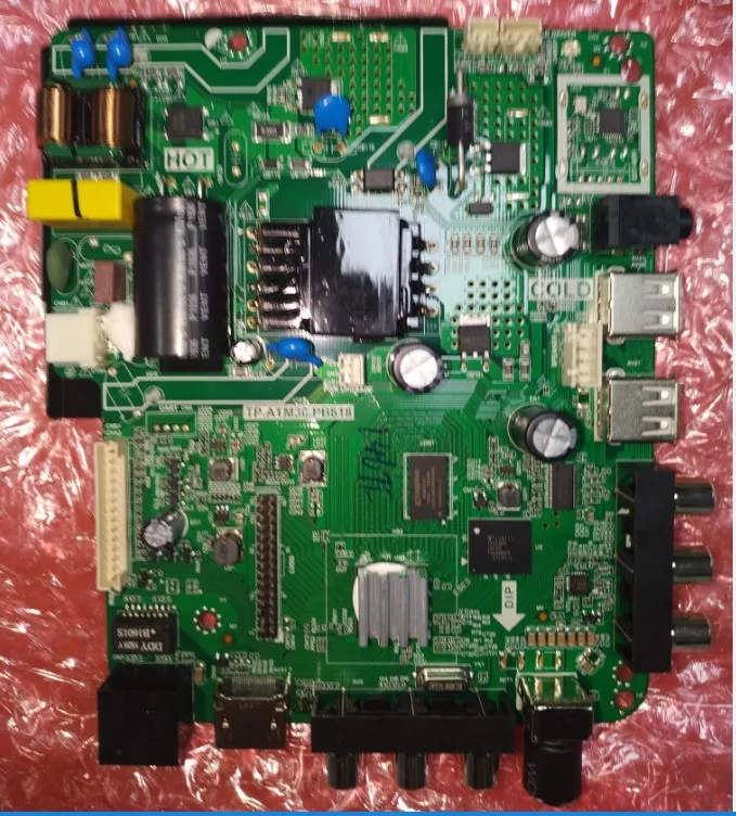 TP. ATM30.PB818 Pbtiga Dalam Satu Universal WiFi Dual Core Smart TV placa base enviar Control remoto en inglés