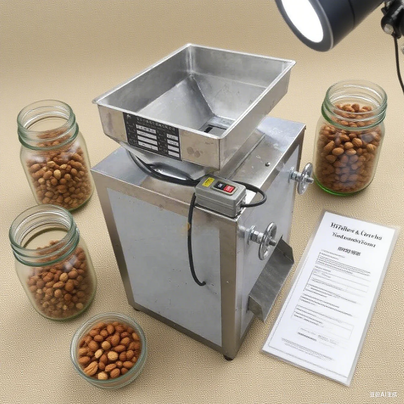 

Quality Nut Peanut Almond Cutting Crushing Chopping Machine Peanut Cutting Nut Chopper Machine