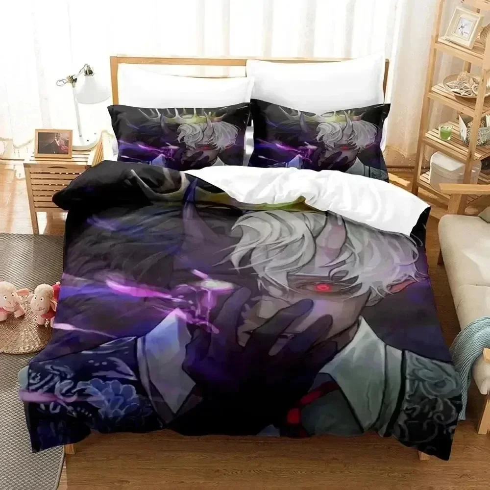 

3D Print Ranboo 3D NEW Duvet Cover Pillowcase Bedding Set Adult Boy Girl Bedroom Decoration Children Single Double Large