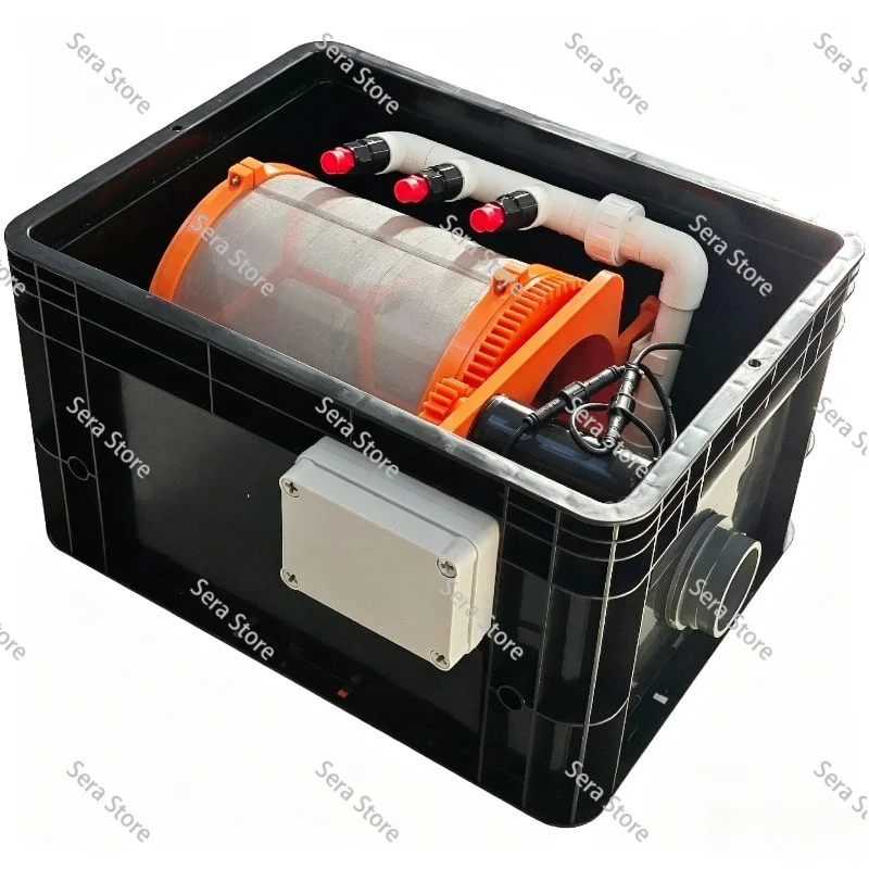 Fish Pond Conversion Microfilter Automatic Sewage Circulation System Pond Water Filter Purification Equipment 5T traffic usage