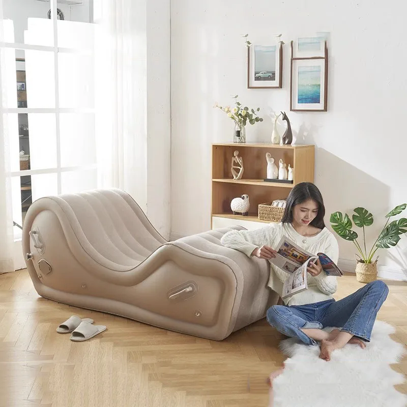 Large Size Comfortable Inflatable Sofa White Lounge Modern Individual Designer Inflatable Sofa Luxury Divano Patio Furniture