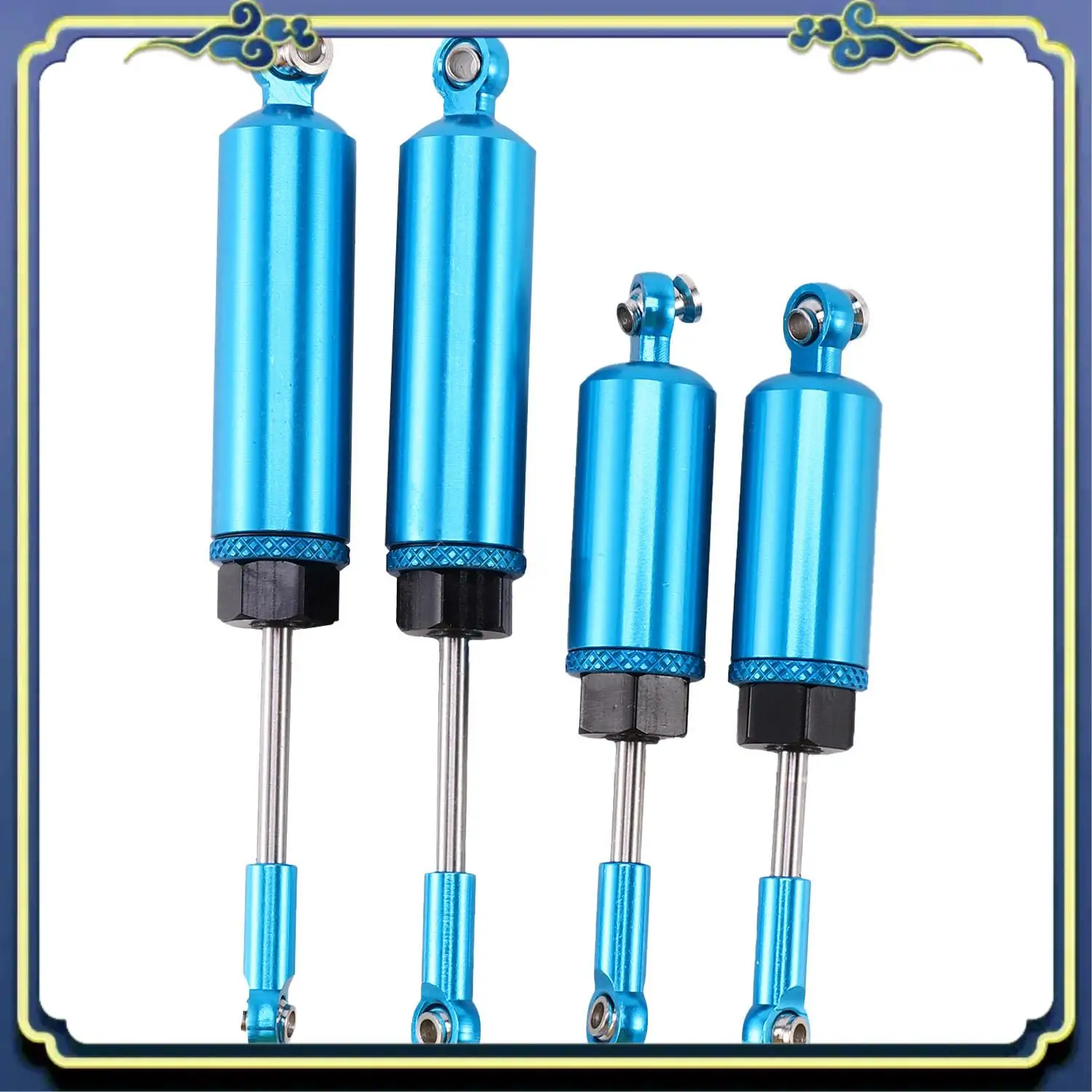 ABTJ-Rc peças diy para wltoys 12428 peças 12423 Fy-03 q39 amortecedor de metal rc acessórios de atualização de carro