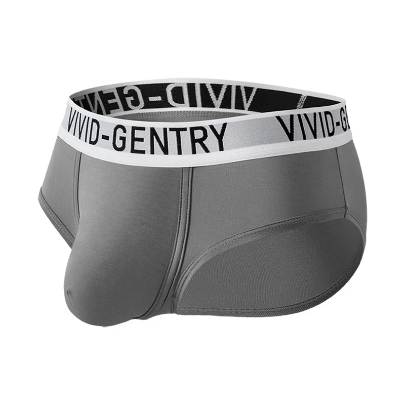 

Men's Triangle Briefs, U-Pouch Large Bulge Double Layer Breathable Sexy Young Men Underwear Youth Fashion Comfortable Underpants