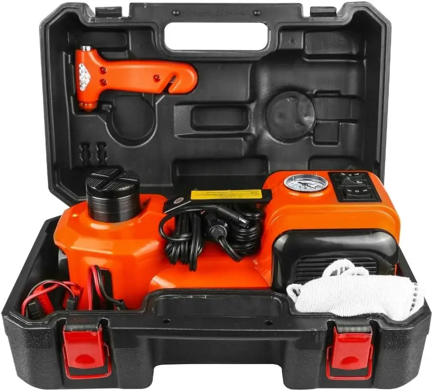 

ZC1- Electric Hydraulic Car Jack Kit and Tire LED Light Car tire Replacement Emergency Tool Kit
