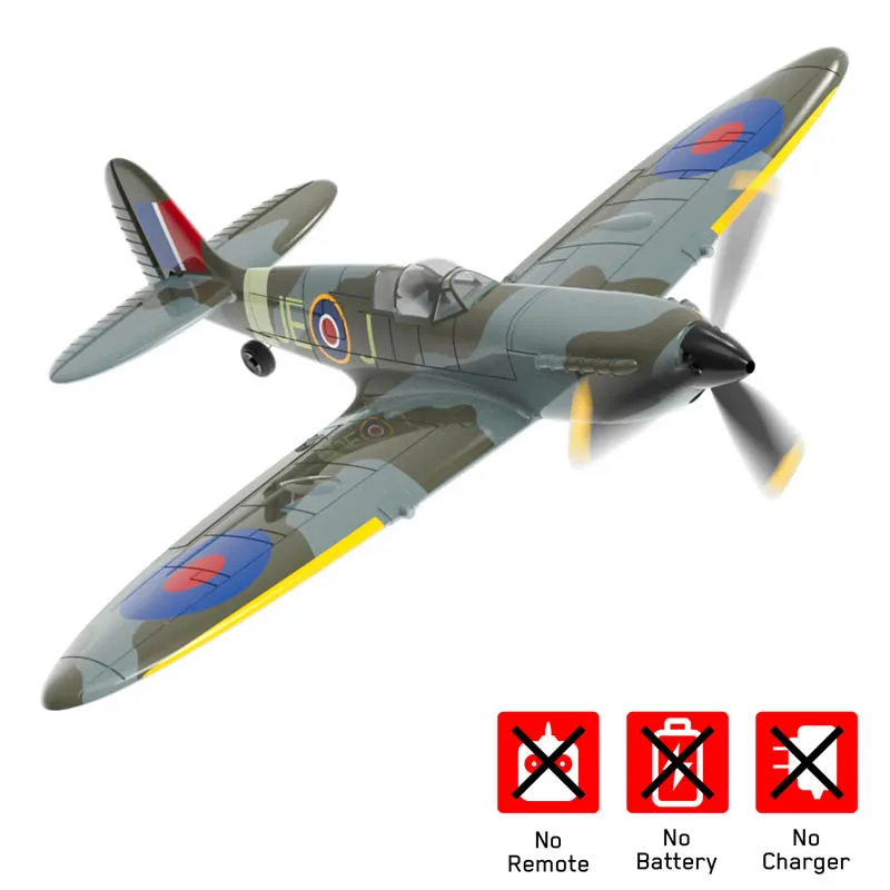 EPP One-Key Aerobatic RC Warbird Mini Avião, 450mm, P51D, Mustang, BF109, P40, Zero, PNP, 2.4G, 4-CH, 6-Axis