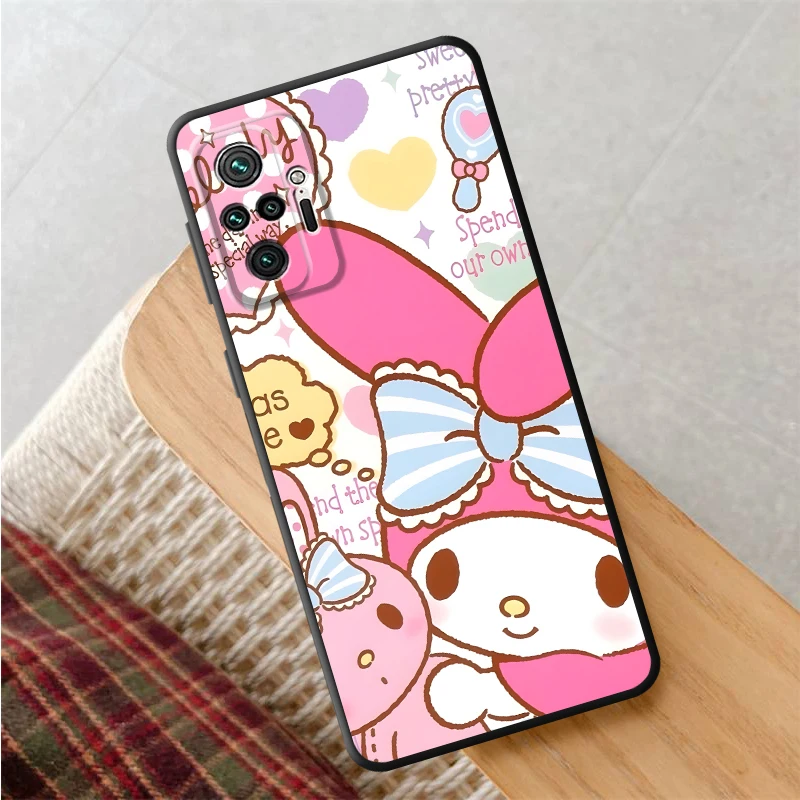 حافظة كارتون ثلاثية ميلودي Jade Guigou لهاتف Xiaomi Redmi Note 10 8t 9s 12s 11Pro 9T 11s 12Pro 13Pro 11 14 Pro + 13 10s 10Pro 12