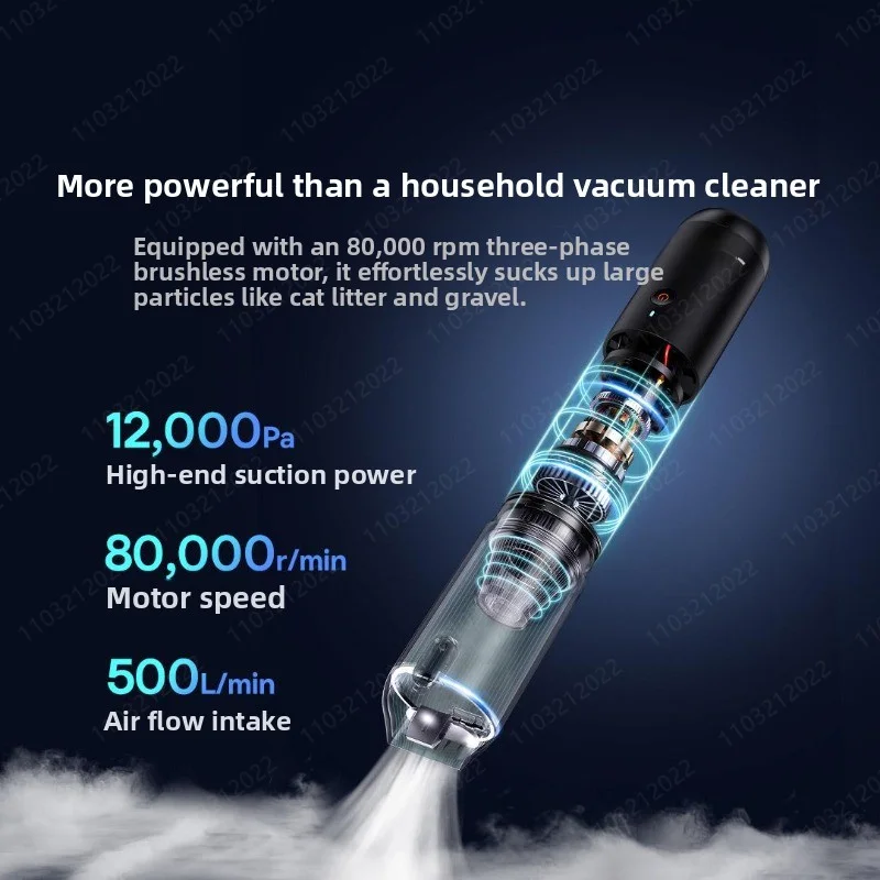Xiaomi Wireless Car Vacuum Cleaner 12000Pa Suction Portable Wireless 4-in-1 Air Blower Cordless Cleaner Inflator Pump Compressor
