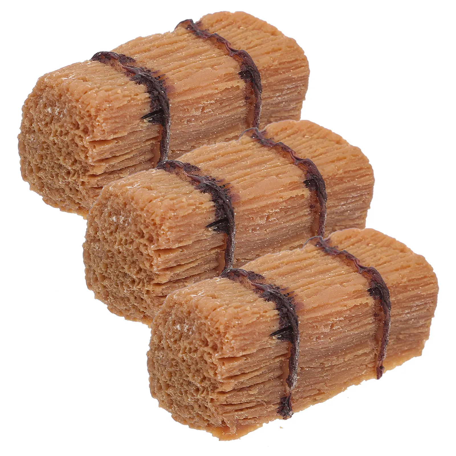 

3Pcs Mini Hay Bales Resin Miniature Farm Decor Country Wedding Rustic Birthday Party Fall Harvest Scene Barnyard Tabletop Props