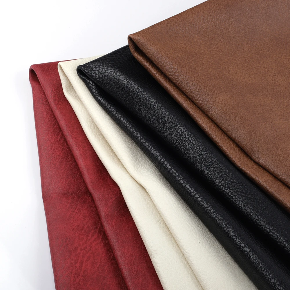 50x50CM Vintage Pattern PU Leather DIY Pre-cut Leather Craft Material for DIY Hand Leathercraft Fix Mend PU Artificial Leather