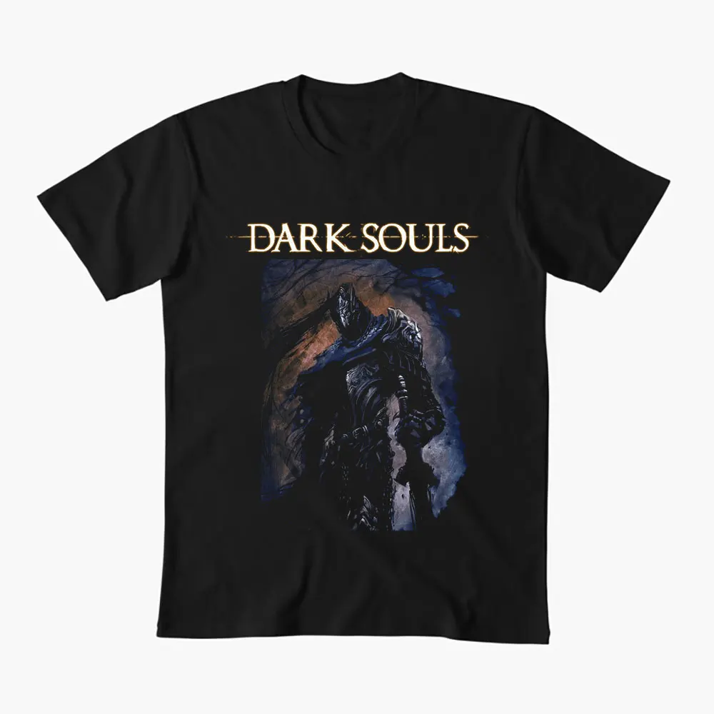 Wolf Knight Artorias The Abysswalker Gift T-shirt 0604 Dark Souls Graphic clothes Retro Bloodborne Game Tee US size Tops S-6XL