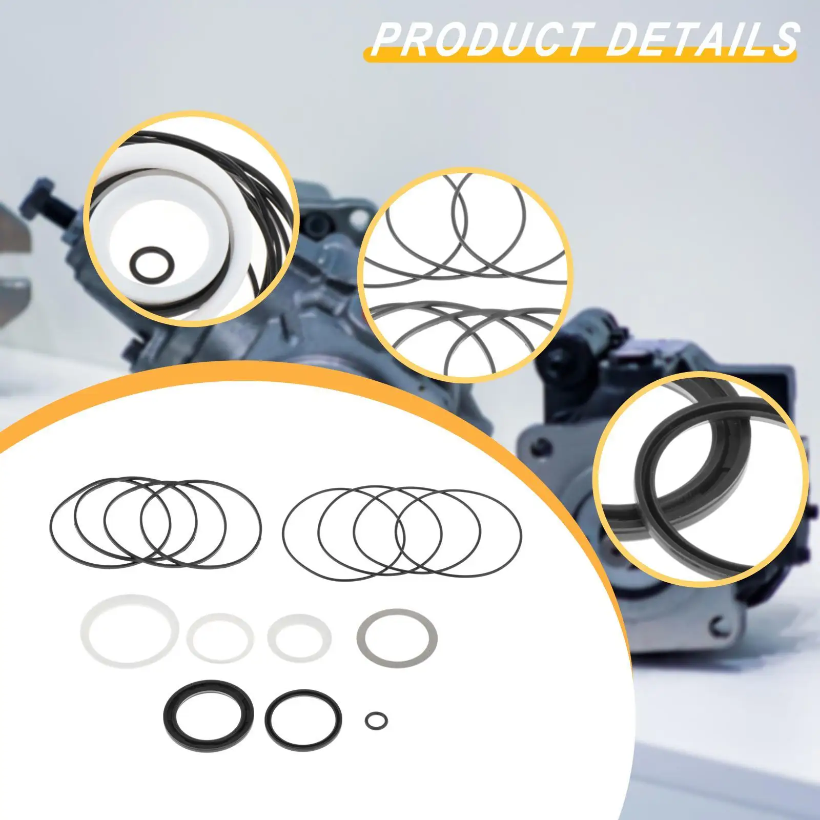 High Performance Rubber Metal Sealing Kit Replacement Auto Parts for 61258-000 Easy Use