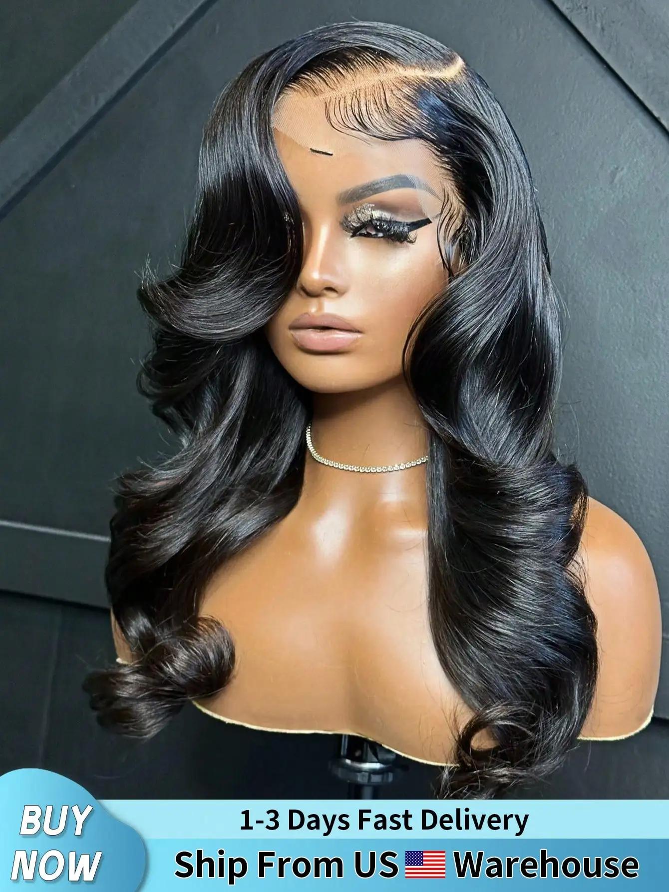 

Bling hair Body Wave 13x6 Transparent Lace Front Wigs Human Hair Human Hair Pre Plucked With Baby Hair 26 Inch 180% Density Human Hair 13x4 Lace Front Wigs For Women Body Wave HD Lace Front Wigs Natural Color Designed specifically for black women