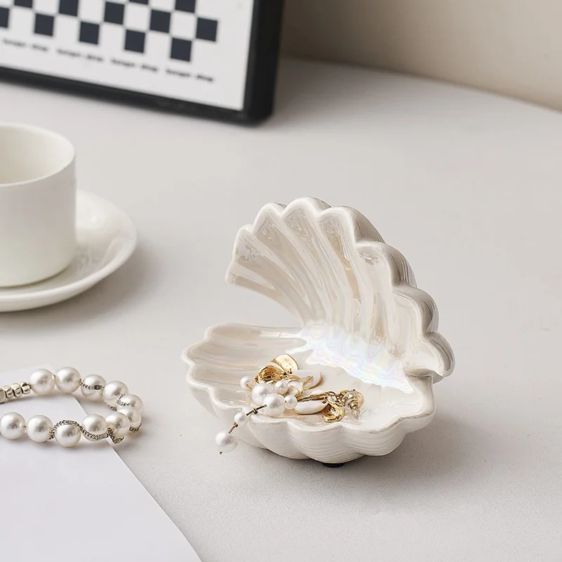 

shell key storage desktop women jewelry box girlfriend march 8 birthday gift souvenirs wedding gifts for guests party favors