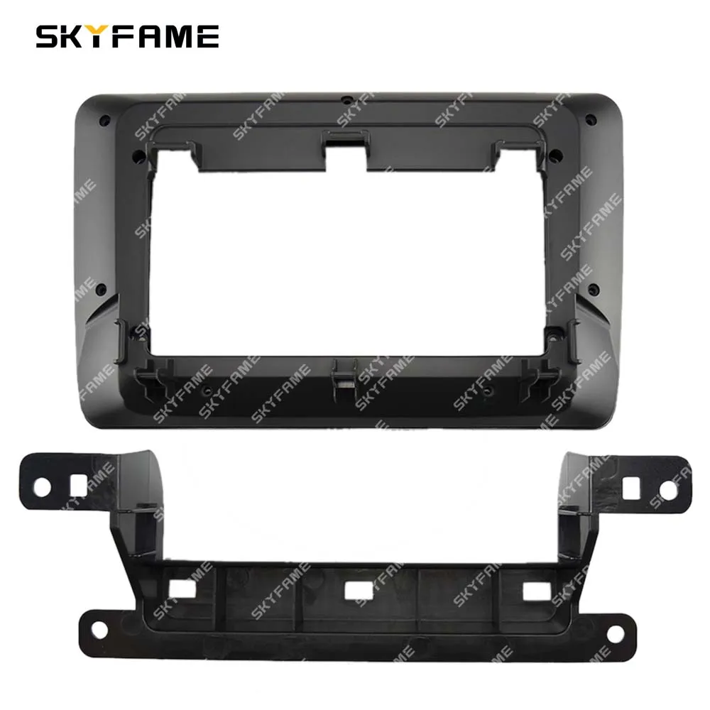 SKYFAME Car Frame Fascia Adapter Android Radio Dash Fitting Panel Kit For Toyota Yaris L  Vios