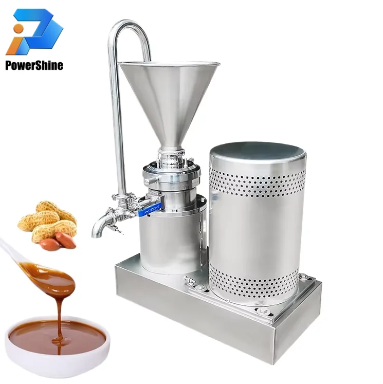Heavy Duty Stainless Steel Colloid Mill Machine Industrial Automatic Grinding for Soybean Fruit Vegetable Production Sesame