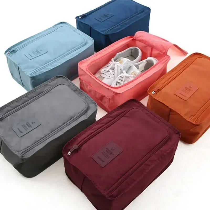 Travel Storage Portable Sneaker Bag Bag Waterproof Breathable Single Shoe Storage Bag Foldable Portable Small Shoe Bag 6 Colors