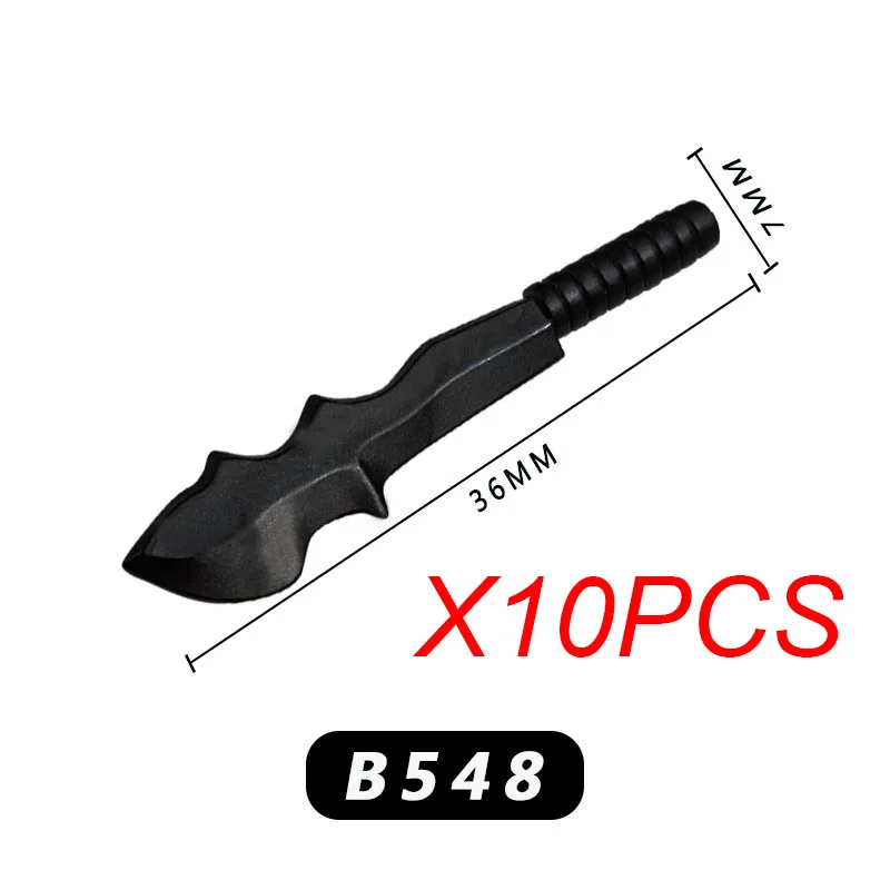 Mittelalterliche Waffen Bausteine Armeesoldaten Figuren Militärzubehör Messer Schwert Axt Breitschwert Bausteine Spielzeug für Kinder