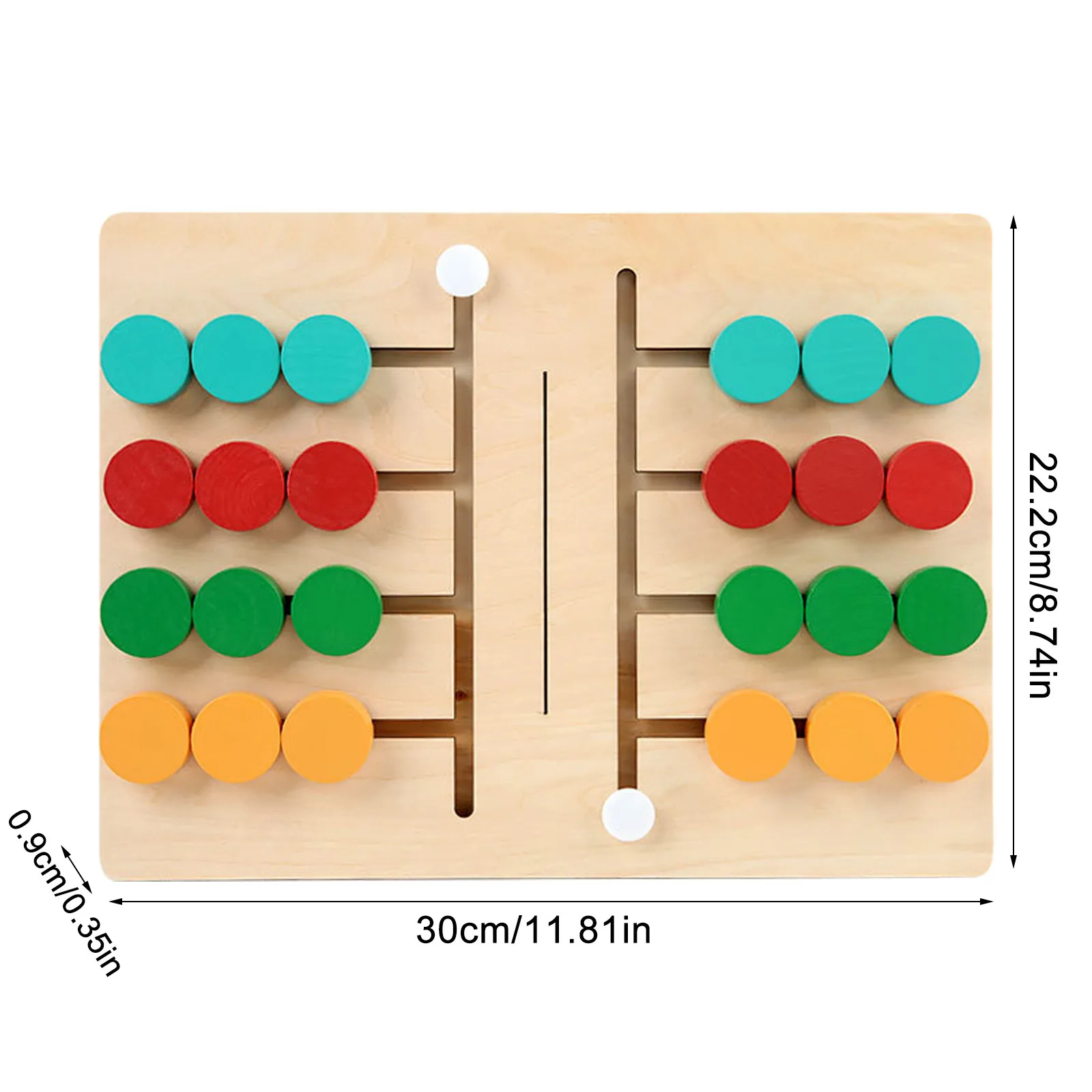 Juguetes de aprendizaje Montessori para niños, rompecabezas deslizante de colores a juego, juego preescolar para niños y niñas de 3, 4, 5, 6 y 7 años