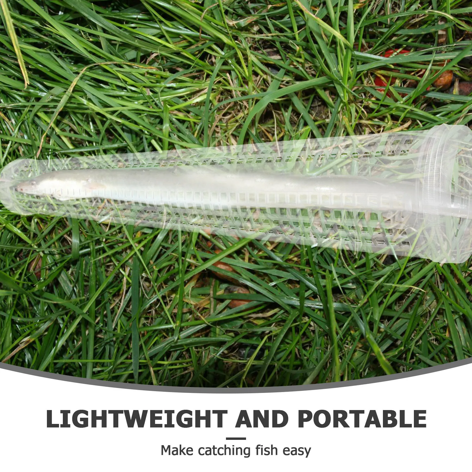 

Portable Fishing Cage Reusable Plastic Mesh Net For Eel Crawfish Shrimp Minnow Trap Fish Catcher Crab Trap Fishing