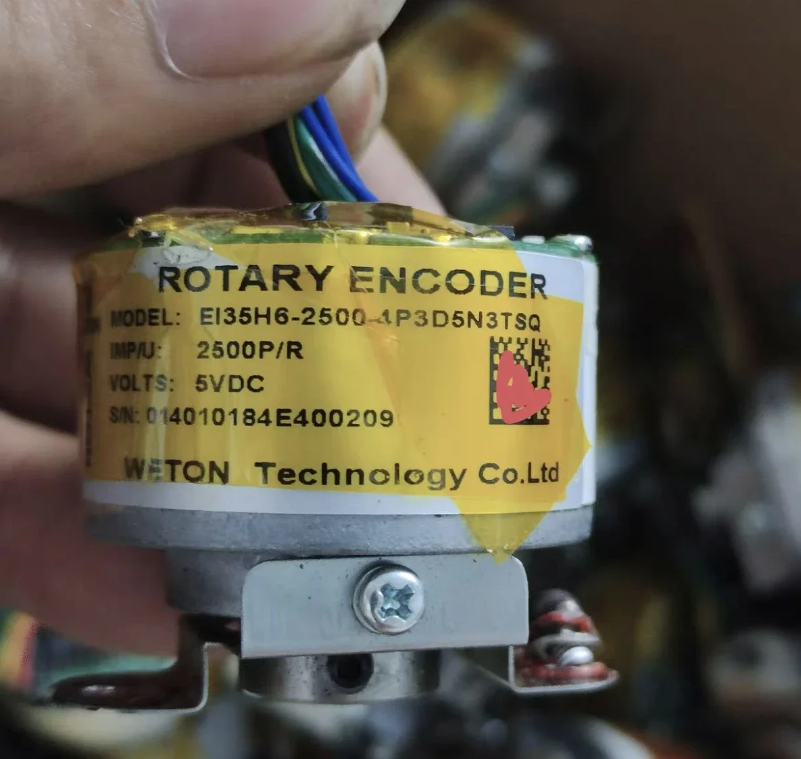 Used EI35H6-2500-4P3D5N3TSQ Encoder tested ok,in stock