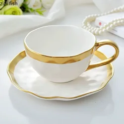 Phnom Penh Ceramic Coffee Cup and Saucer Set Afternoon Tea Cups Breakfast Cups Couple's Water Glasses Milk Tea Cup Milk Mug