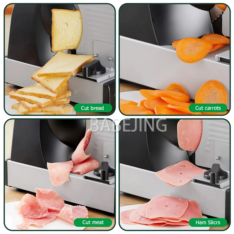 Бытовая мясорубка 200 Вт, электрическая бытовая полуавтоматическая нарезка для моркови и картофеля