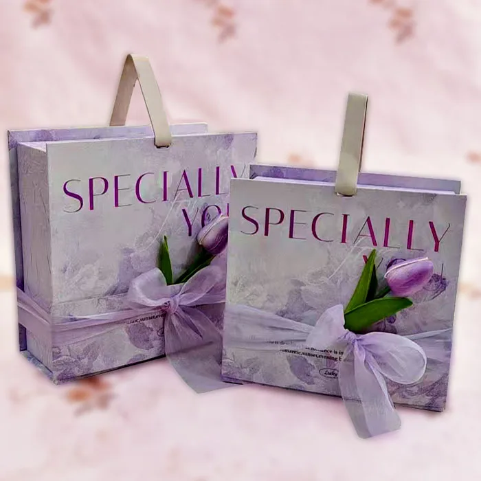

Ele Purple Large Size Gift Box Birthday Anniversary Par Favor Box Wedding Candy Box Emp Box for Festive Ocns
