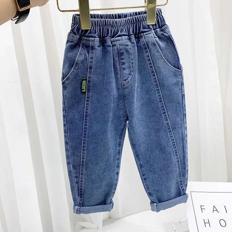 Jeans pour enfants printemps-été, jeans décontractés pour bébés garçons et filles, pantalon sarouel 